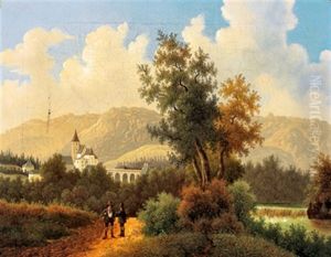 Eine Landschaft In Niederosterreich by Josef Jonas
