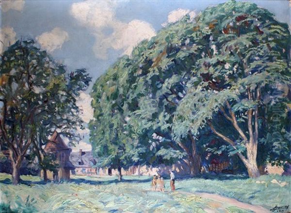 Conversation Sur Le Chemin, 1929 - view 1