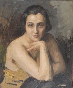 Portrait D'une Femme by Lucien Hector Jonas