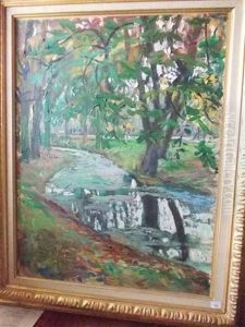 Le Chemin Feau, Bois De Boulogne by Lucien Hector Jonas