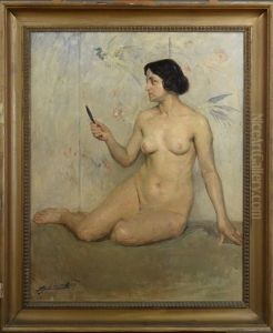 Femme Nue Assise