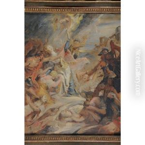 Scene Mythologique by Lucien Hector Jonas