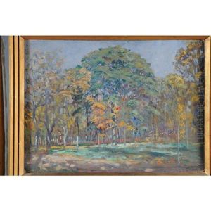 Foret En Automne by Lucien Hector Jonas