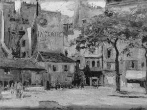 Place Saint-andre-des-arts by Lucien Hector Jonas