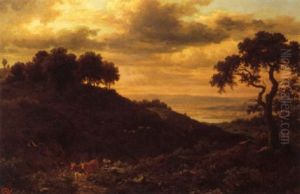 Evening Landscape by Rudolf Jonas
