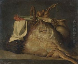 Nature Morte A La Raie by Gabriel-Germain Joncherie