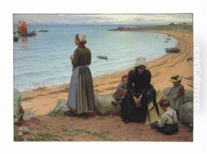 On The Brittany Shore by Leonce J. V. de Joncieres