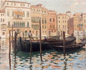 Grand Canal Entre Le Rialto Et La Ca D'oro thumbnail
