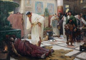 Scene Tiree De L'histoire Romaine by Leonce J. V. de Joncieres