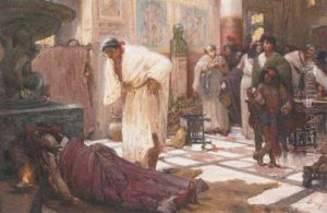 Neron In Front Of The Body Of Agrippine
