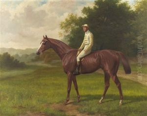 The Derby Winner Sainfoin With Jockey Up