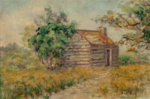 First Public School In Texas, Near Gay Hill by Bird Jones