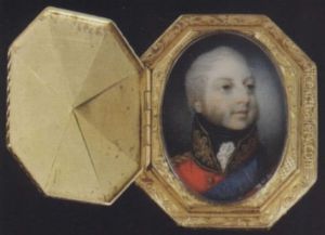 William Frederick, 2nd Duke Of Gloucester, Wearing Scarlet Coat With Gold Epaulette And Embroidered Blue Collar, Blue Sash And Breast Star Of The Order Of The Garter by Charlotte Jones