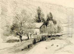 La Vallee De La Meuse by Alfred Bastien