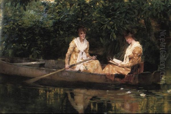 Women In A Rwoboat - view 1