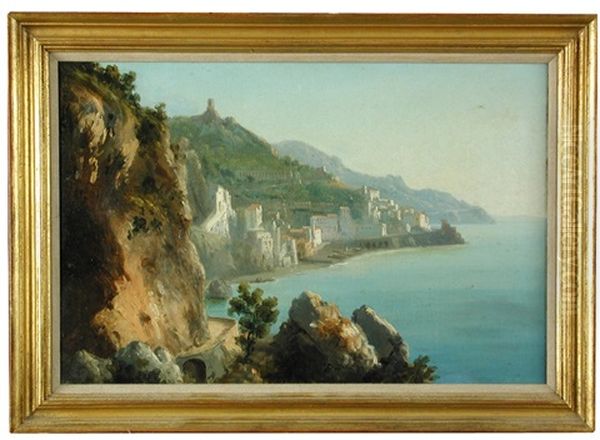 A View Of Amalfi From The Positano Road - view 1