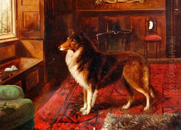 High Life - Old English Sheep Dog, Rufford Ormonde In An Interior - view 1