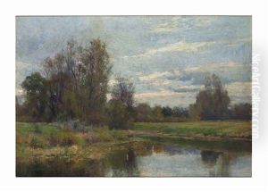 A Summer Landscape by Hugh Bolton Jones