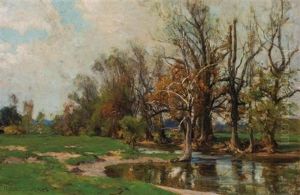Fall Landscape by Hugh Bolton Jones