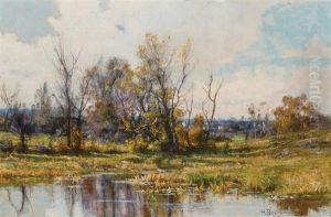 A Sunny Day by Hugh Bolton Jones