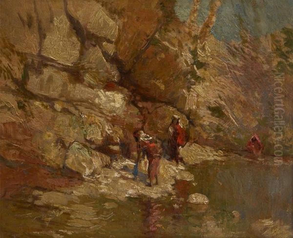 Lavandieres (orientaliste) - view 1