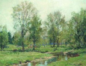 River Landscape by Hugh Bolton Jones