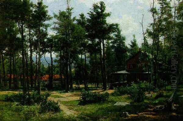 Landscape With House, Mount Mcgregor, New York - view 1