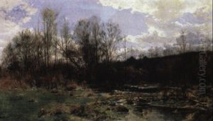 Marsh And Woods by Hugh Bolton Jones