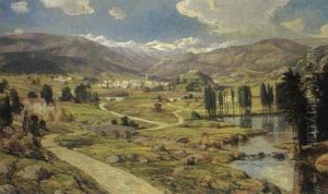 Meediterranean Landscape I by Hugh Bolton Jones