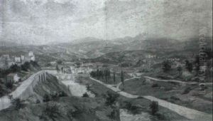 Mediterranean Landscape Ii by Hugh Bolton Jones