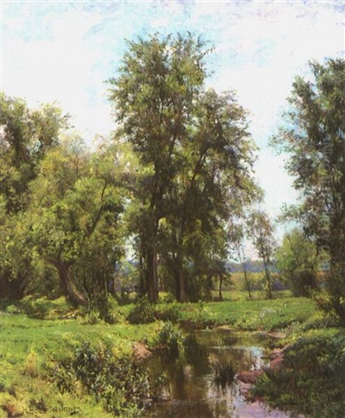 The Brook In June - view 1