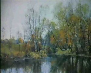 Autumn Reflections by Hugh Bolton Jones