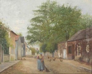 Scene De La Vie Quotidienne, Barbizon by John Llewellyn Jones