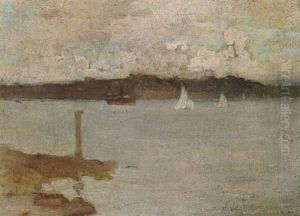 Harbour Scene by John Llewellyn Jones