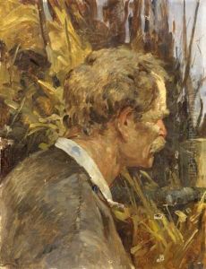 Portrait Dhomme by Jules Bastien-Lepage