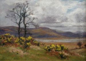 A Breezy Day In The Conway Valley by Josiah Clinton Jones