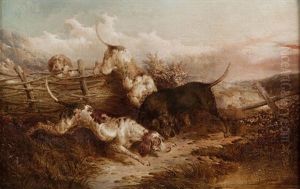 Terrier After A Fox by Paul Jones