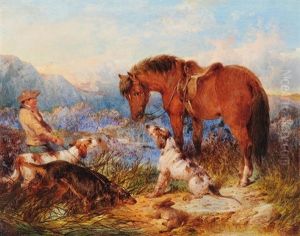 Jager Mit Hunden Und Pferd Jager Mit Hunden Und Pferd