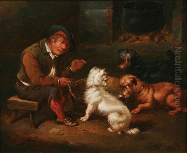 Terriers In An Interior - view 1