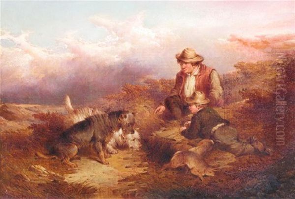 Ferreting For Rabbits (pair) - view 1