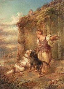 Off Hunting (+ Taking In The Washing, 1876; Pair) Off Hunting (+ Taking In The Washing, 1876; Pair)