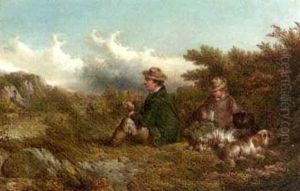 Gillies With Their Dogs by Paul Jones