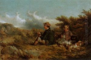 Zwei Jager Auf Der Rast by Paul Jones