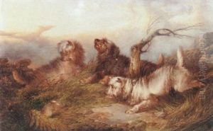Terriers Hunting by Paul Jones