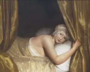 A Young Girl In Bed
