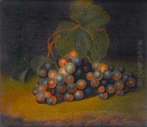 A Bunch Of Grapes In A Landscape