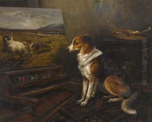 Admiring His Portrait by Charles Jones