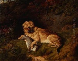 A Terrier With His Prey by Charles Jones