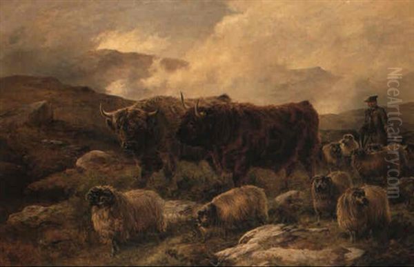 A Highland Drove - view 1