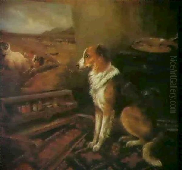Admiring His Portrait - view 1